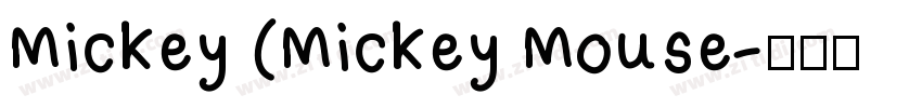 Mickey (Mickey Mouse字体转换